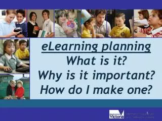 eLearning planning What is it? Why is it important? How do I make one?