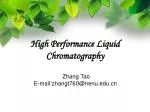 High Performance Liquid Chromatography - slide 1