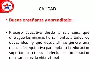 calidad
