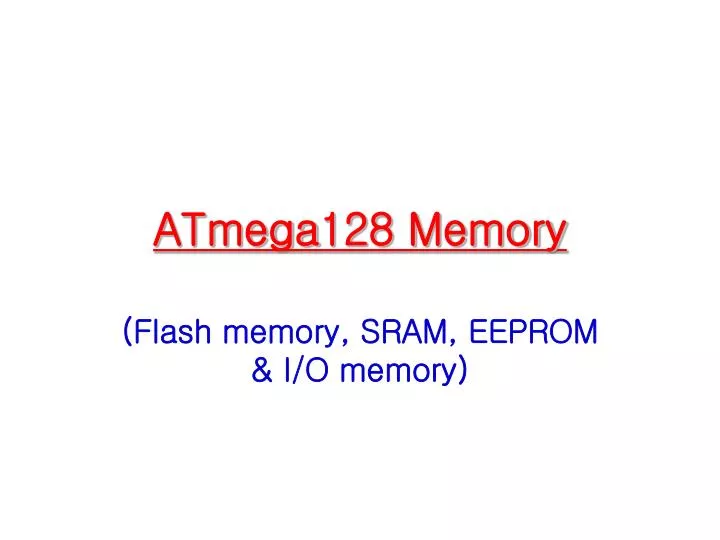 atmega128 memory