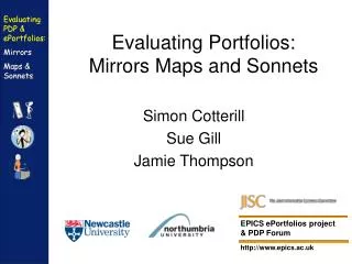 Evaluating Portfolios: Mirrors Maps and Sonnets