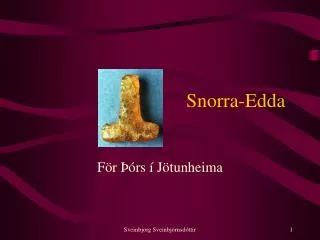snorra edda