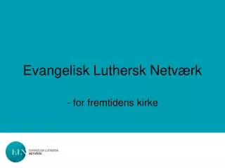 for fremtidens kirke