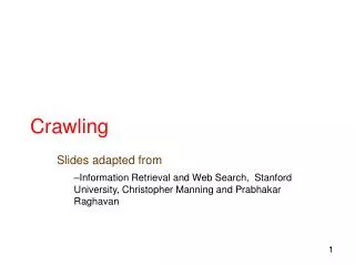 crawling