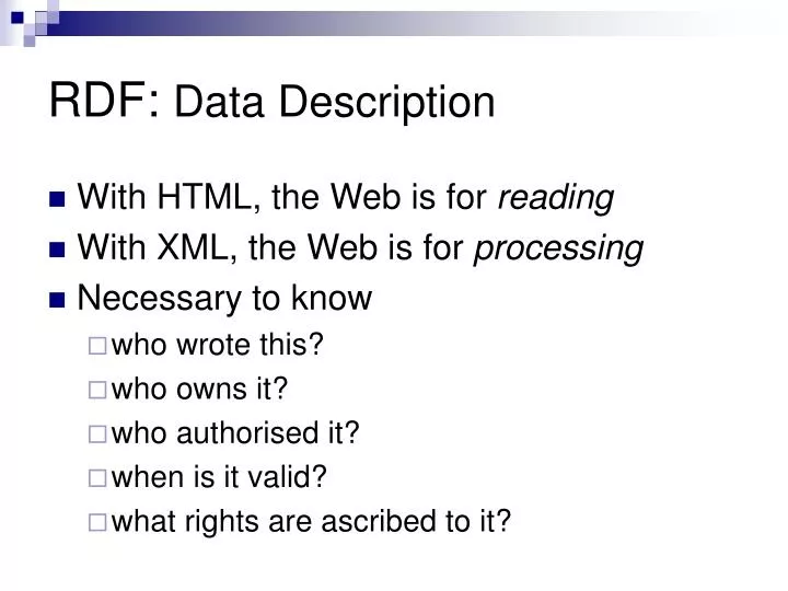 rdf data description