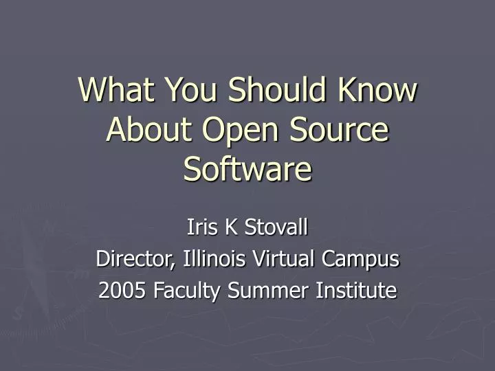 what you should know about open source software