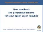 Innovative Scouts Age Handbook Program - Jambville 2010 - slide 1