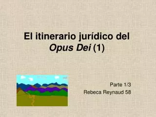 el itinerario jur dico del opus dei 1