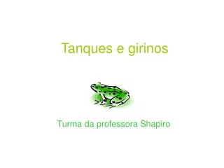 tanques e girinos