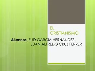el cristianismo