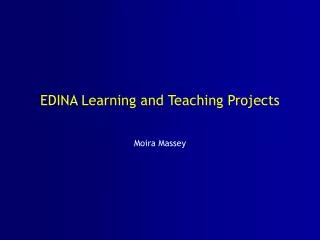 EDINA Learning and Teaching Projects