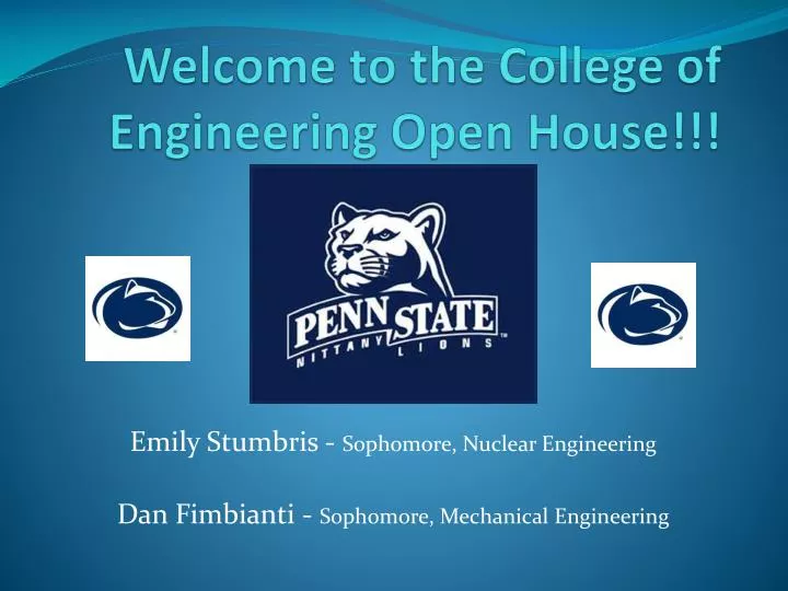 welcome to the college of engineering open house