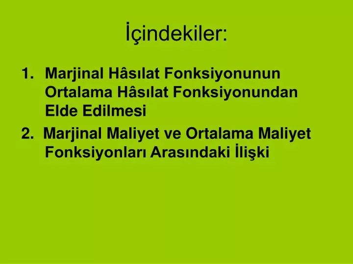 indekiler