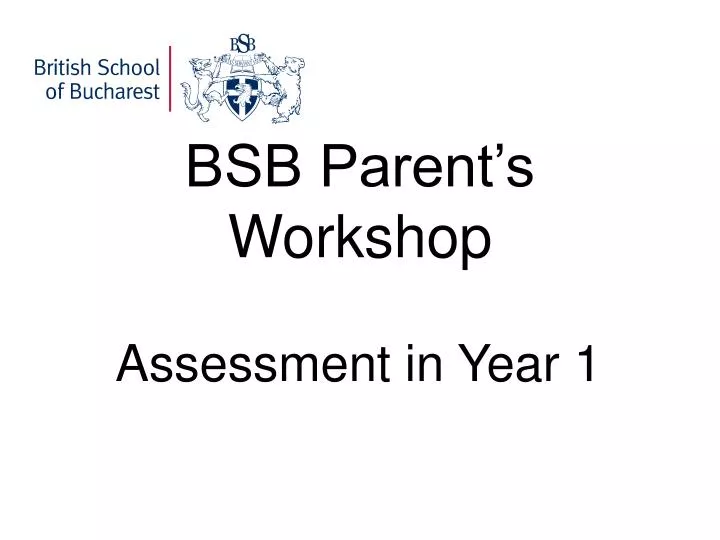 bsb parent s workshop