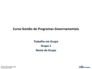 curso gest o de programas governamentais