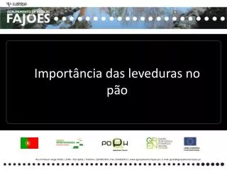 import ncia das leveduras no p o