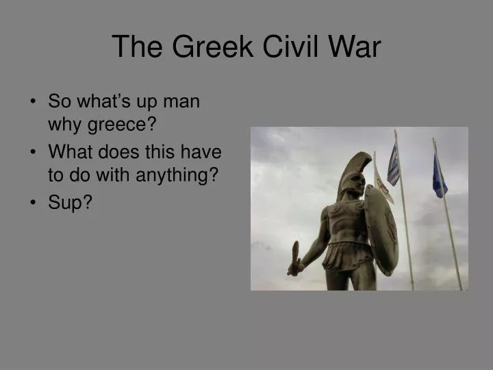 the greek civil war