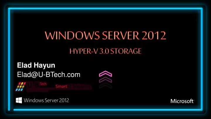 windows server 2012 hyper v 3 0 storage