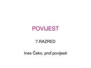 povijest