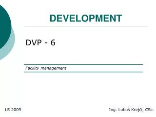 development