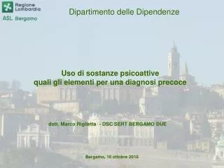 dipartimento delle dipendenze