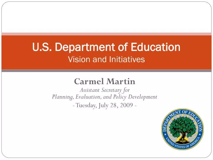 u s department of education vision and initiatives
