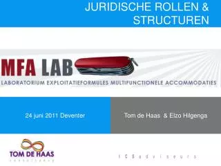 juridische rollen structuren