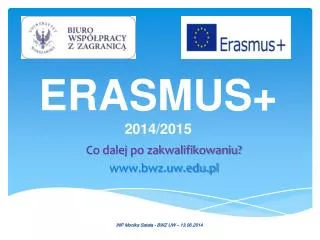 erasmus 2014 2015