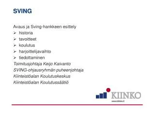 sving