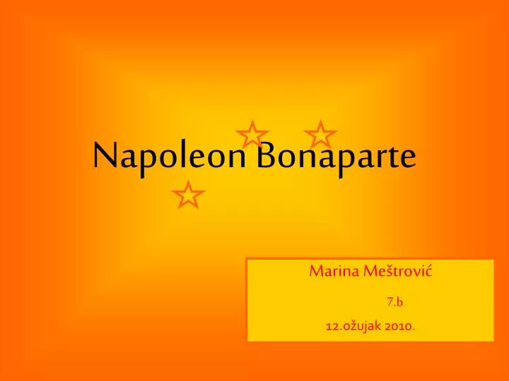 napoleon bonaparte