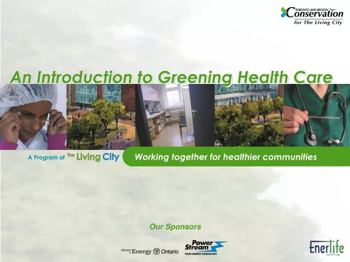an introduction to greening health care