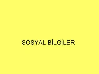 sosyal b lg ler
