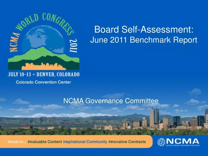 board self assessment june 2011 benchmark report