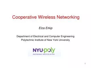 Cooperative Wireless Networking