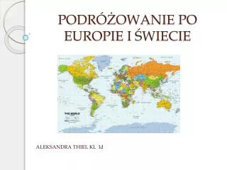 podr owanie po europie i wiecie