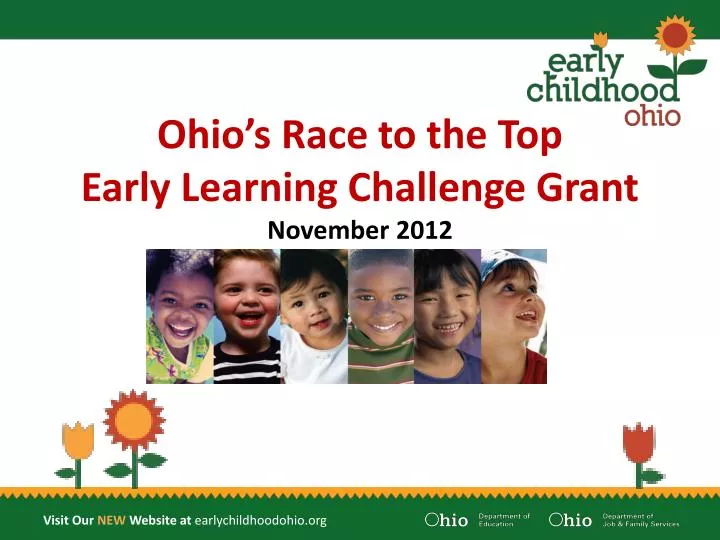ohio s race to the top early learning challenge grant november 2012
