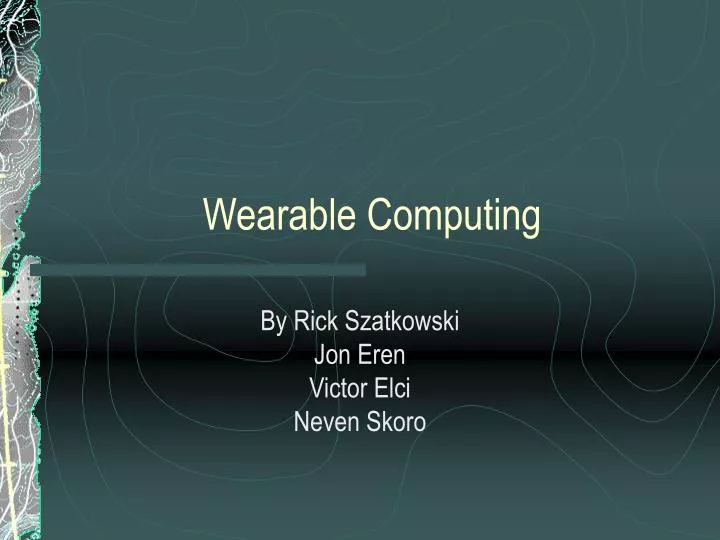 wearable computing