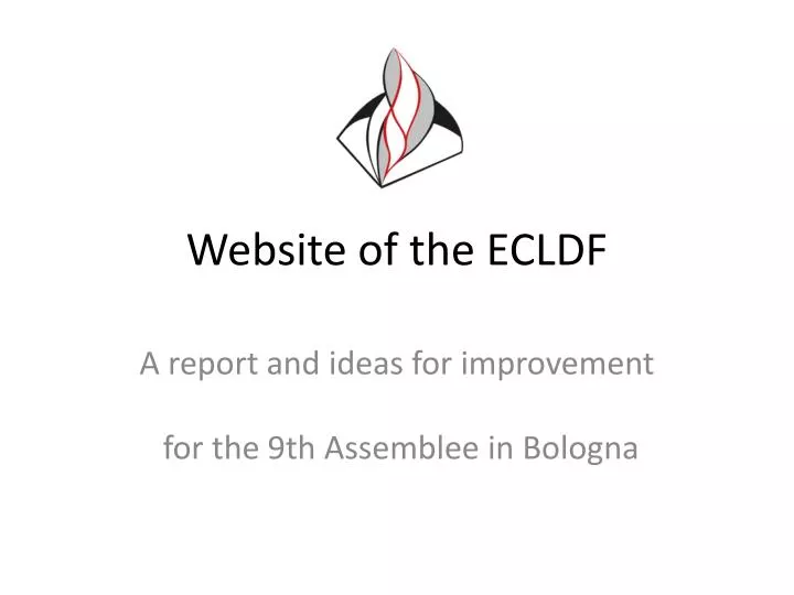 website of the ecldf