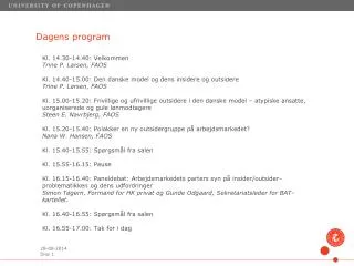 dagens program