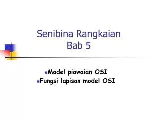 senibina rangkaian bab 5