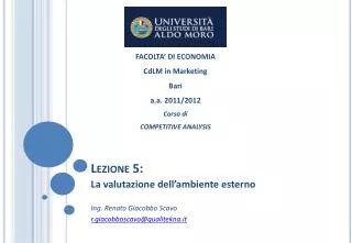 lezione 5