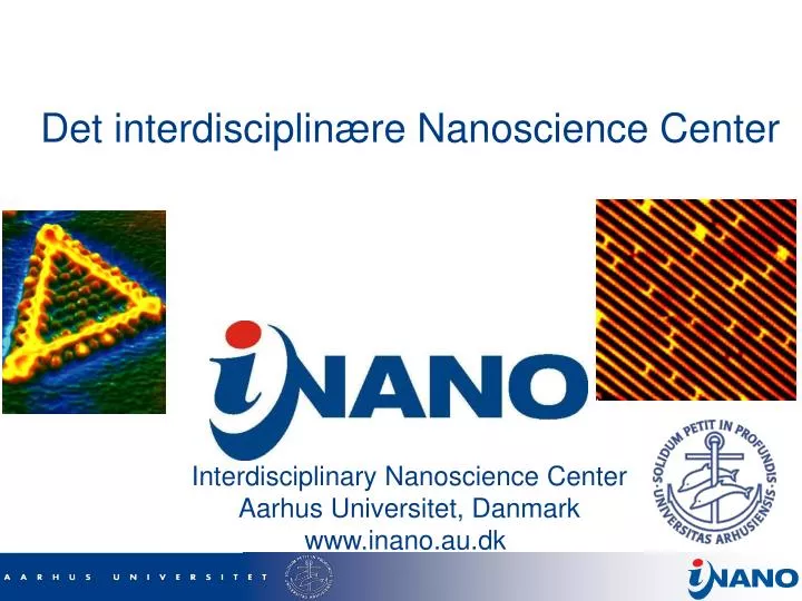 det interdisciplin re nanoscience center