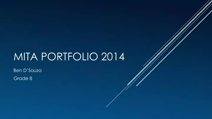 mita portfolio 2014