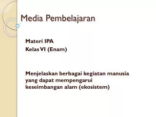 media pembelajaran