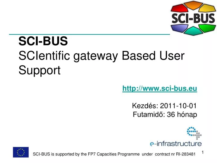 sci bus scientific gateway based user support