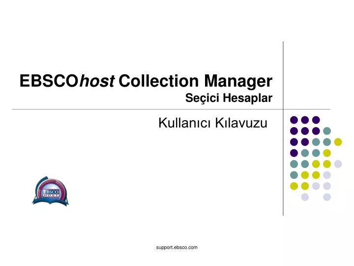 ebsco host collection manager se ici hesaplar