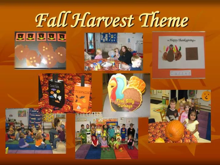 fall harvest theme