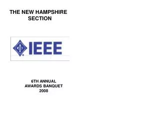 THE NEW HAMPSHIRE SECTION