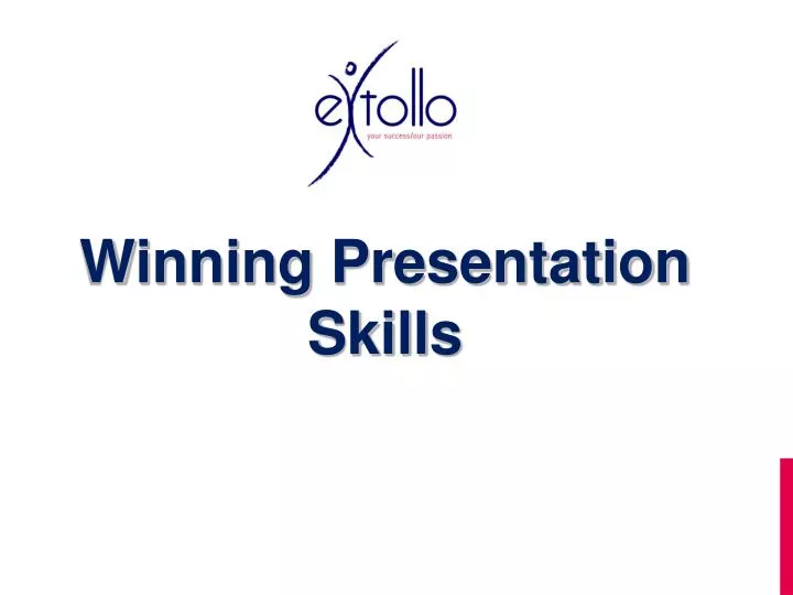 winning presentation skills