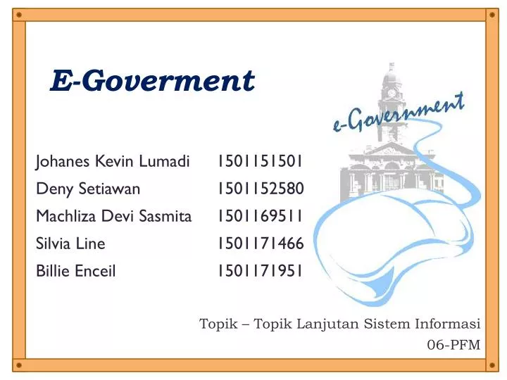 topik topik lanjutan sistem informasi 06 pfm